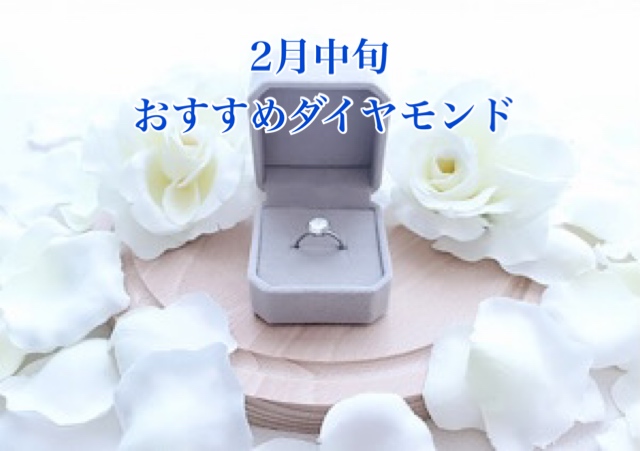 【2月中旬】おすすめダイヤモンドのご紹介