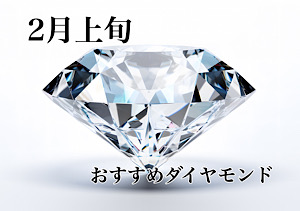  【2月上旬】おすすめダイヤモンド
