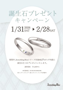 サムシングブルー誕生石プレゼントキャンペーン